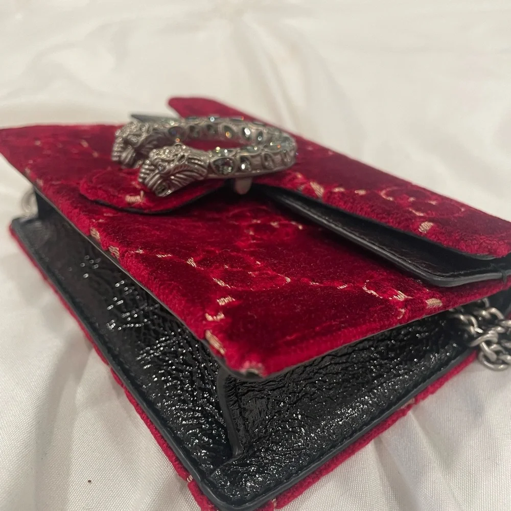 Gucci velour super mini Dionysus - Picture 10 of 11